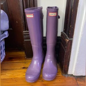 Hunter tall rain boots
